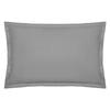 Taie D'oreiller "Carina" Coton Gris Souris 50x70cm - Atmosphera Createur D'interieur
