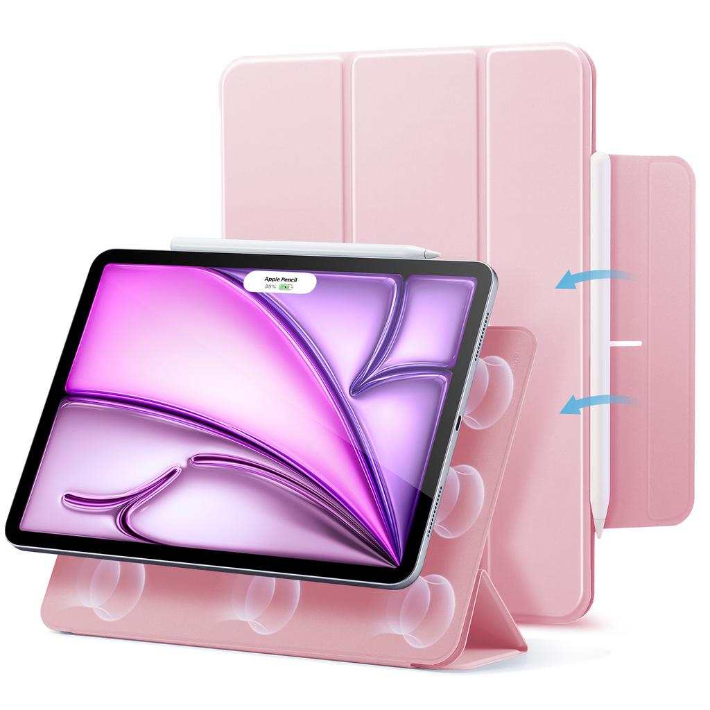Чехол ESR для iPad Air 13/11 дюймов M4/M3/M2 (//) Мощный магнитный чехол для iPad Air 5-го/4-го поколения (/)Автоматическое пробуждение
