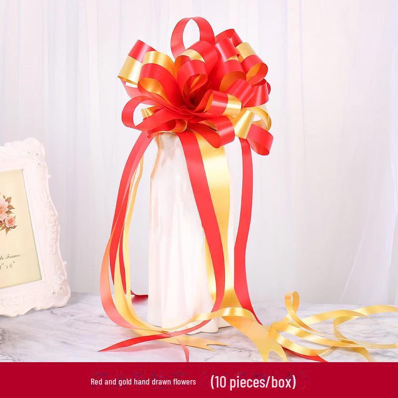 Wedding Car Ribbon & Floral Décor Set for Gifts and Room Layout