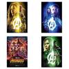 Роскошный плакат героя Marvel из шелковой ткани для декора спальни и кабинета