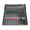 Аудиомикшер 6-канальный потоковый микшерный пульт звуковая панель для DJ студии AC100~240 В с Bluetooth