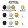 Black Gold Balloon Garland Arch Kit Confetti Balloon Happy 30 40 50 Year Old Birthday Party Decoration 30th 40th Anniversary