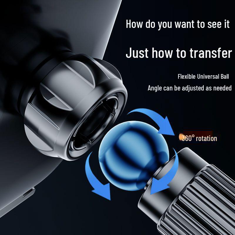 Multifunctional Rotatable Car Phone Holder - Anti-Shake & Stable for Air Vent Mounting