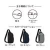 Metrex Body Bag 5L Lightweight Casual 19114 Black [Ace Gene]