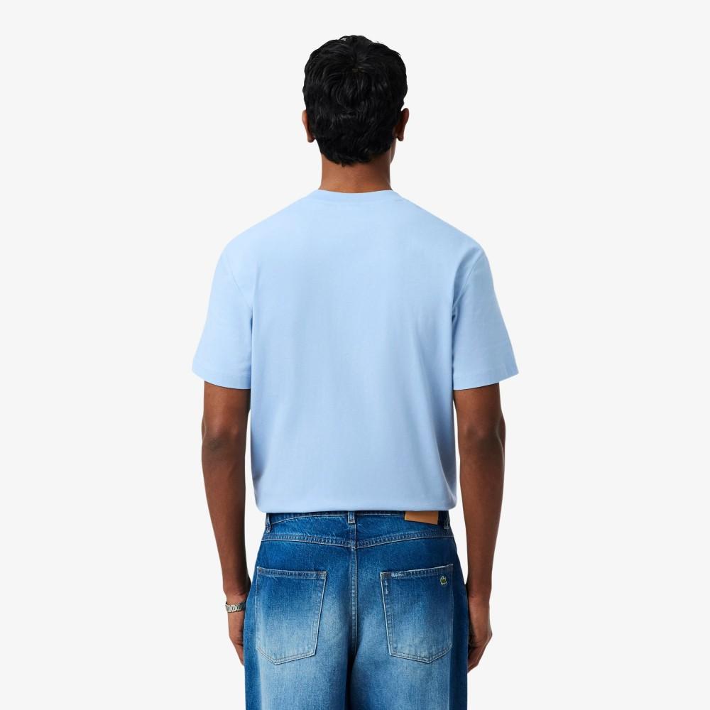 [Lacoste] Men's Summer Pack Lettering Graphic Short-Sleeve T-Shirt TH1435-56GHBA
