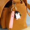 Lovely Penguin Doll Keychain Couple School Bag Pink Sweet Girl Heart Pendant Car Decoration Keychain