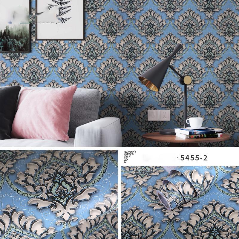 Утолщенные самоклеящиеся обои из ПВХ, водостойкие пасторальные обои для спальни, гостиной, настенная паста