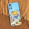 Cartoon R-Rainbow Brite Phone Case for Xiaomi 15 14 13 12 Mi 11 ultra Pro Lite Black Soft Silicone Cover