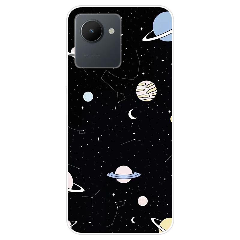 Для Realme C30S C 30S RealmeC30S чехол Мягкая силиконовая задняя крышка Чехол для телефона с рисунком из мультфильма Разнообразие