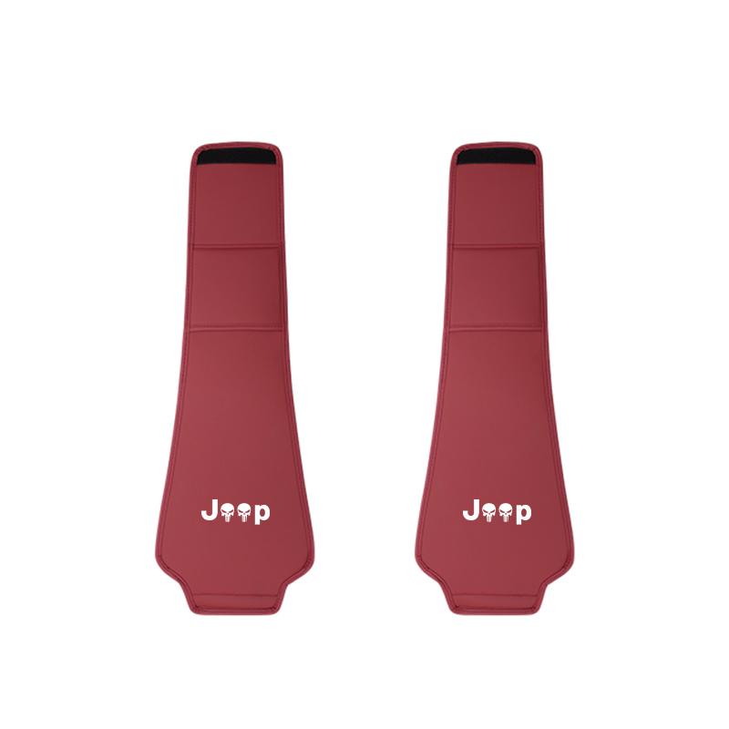 1Pcs Car Seat Headrest Cover Anti-Dirty Protective Cover For Jeep Grand Cherokee Wrangler JK Gladiator Compass Renegade Wagoneer AKW1