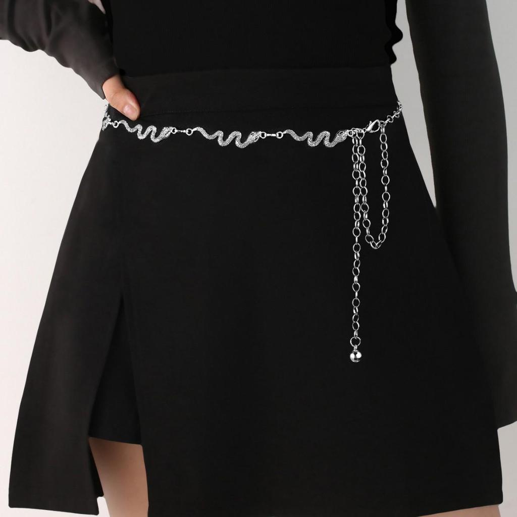 Ретро Металлическая Поясная Цепочка для Женщин - Универсальный и Модный Аксессуар