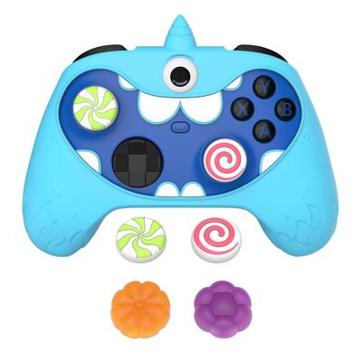 PlayVital Monoeye Monster Cute Silicone Cover для Xbox Series Grip Cover для Xbox Core Full поставляется с колпачком для джойстика и наклейкой для контроллера X/S,