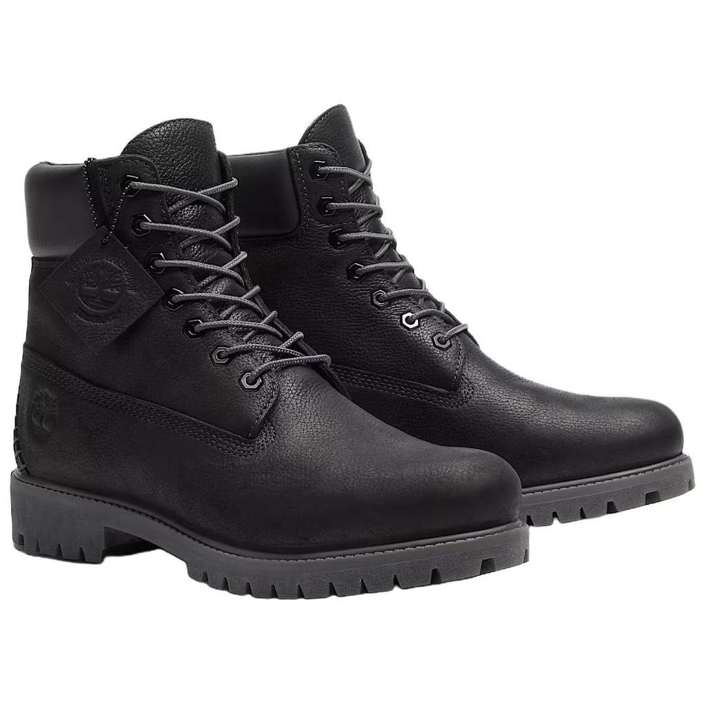 Timberland 6-дюймовые Премиальные Удобные Короткие Ботинки Мартенсы Унисекс Черные TB0A6G1RA9N