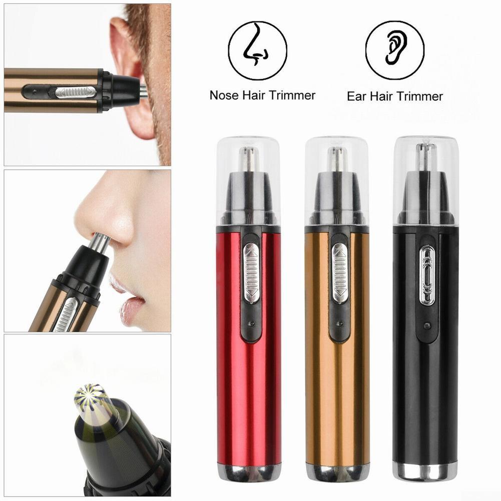 Removal Nose Hair Trimmer Electric Rechargeable Sliding ON/OFF Switch