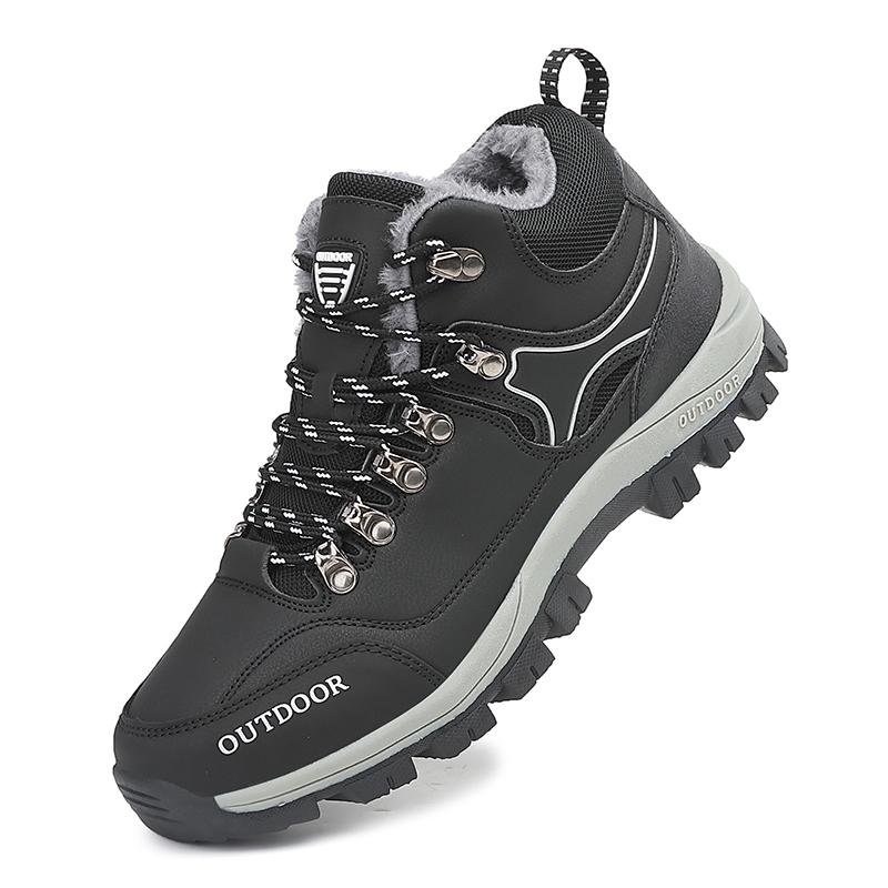 Классические зимние ботинки, мужская теплая повседневная обувь, высокие мужские кроссовки, ботильоны хорошего качества, уличная зимняя обувь на платформе, мужская 2023