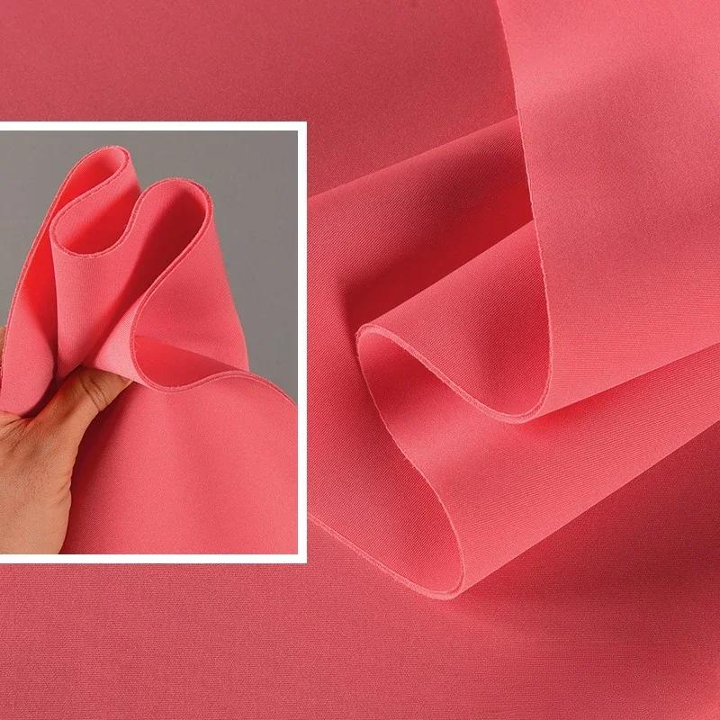 100x160cm Thickened Scuba Knitting Fabric Knitted Elastic Air Layer for Sewing Apparel Design Jackets Sweatshirts Suits