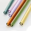 3Pcs 23cm Eco-friendly Straws for Smoothies Cocktails Glass Straws Long Heat-resistant Drinking Straws Cup Accessories