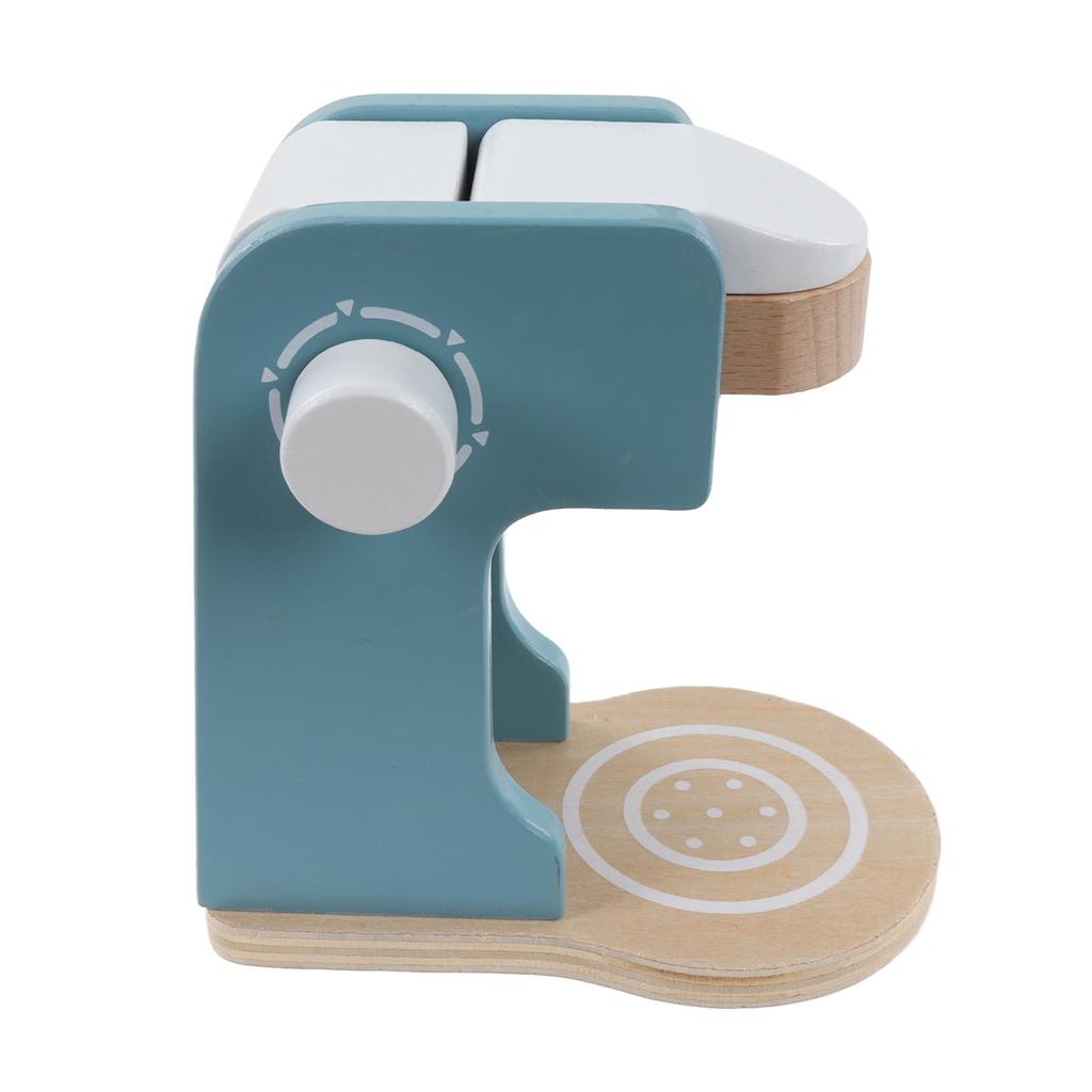 Кофеварка игрушка Играйте с воображением прочная деревянная глянцевая мягкая цветовая гамма деревянная кофеварка для ролевых игр