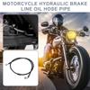 Motoforti 80cm 100cm 120cm 150cm 240cm Motorcycle Hydraulic Brake Line Oil Hose Pipe Fitting AN3 M10 28° 90° Stainless Steel