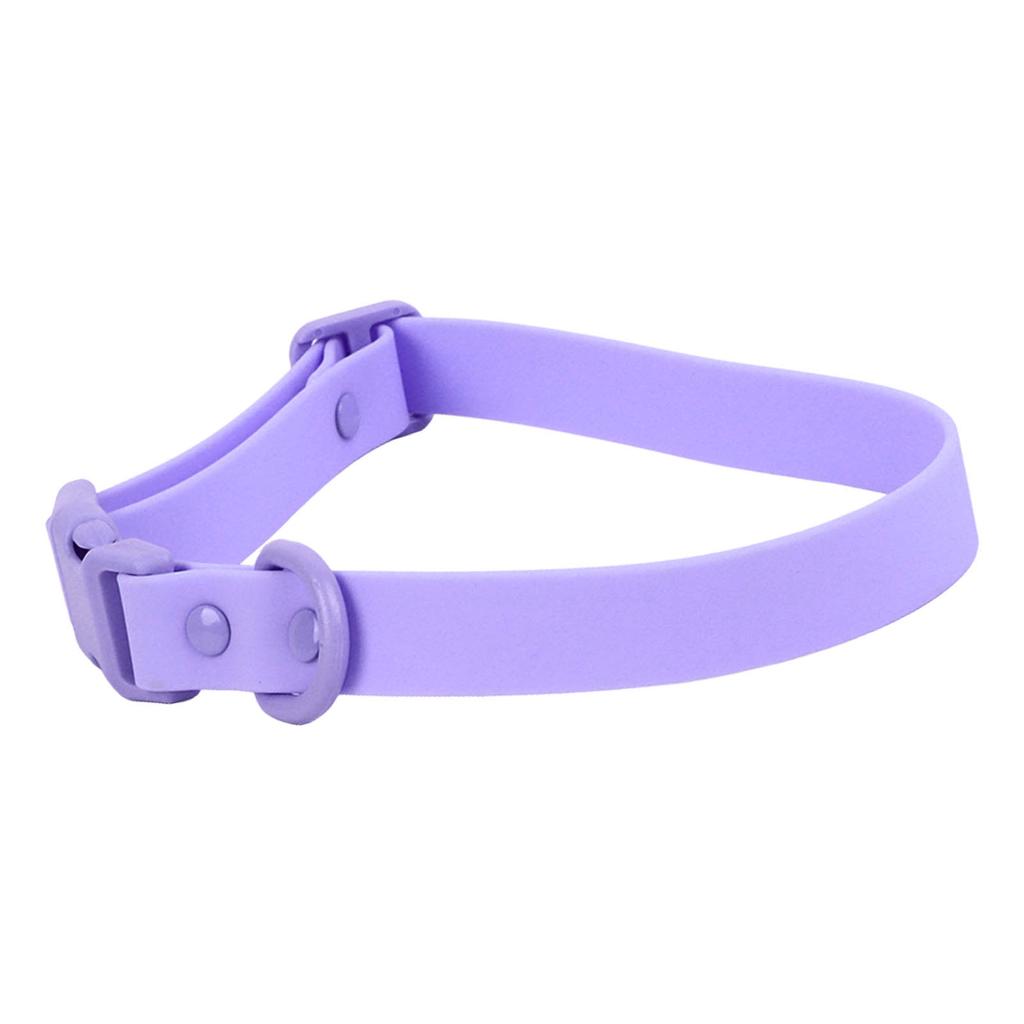 Adjustable Dog Collar Waterproof Rustproof Easy to Clean Soft Flexible Comfortable PVC Dog Collar for Dogs Cats Pets
