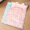 Lovely Pattern Pet Cooling Mat For Small Dog Cats Soft Ice Silk Fabric Bedding Machine Washable Nonslip Design Pet Bed