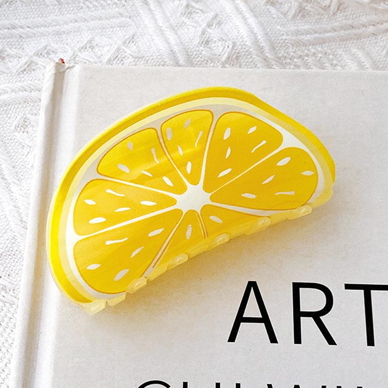 UXSL New Lovely Fruit Hair Claws Clip for Womens Girls Sweet Cute Watermelon Hairpins Crab Clips Fashion Hair Accessories Gift