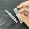 Новый мини-стальной нож, удобный острый складной нож, многофункциональный нож для распаковки ключей на открытом воздухе