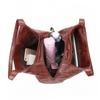 Vintage Women's Bag Leather Large Capacity Marble Grain Women's Shoulder Bag Daily Commuter Handbag Shopping