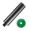 Core Drill Bit, 10.8 Cm Wet Diamond Core Drill Bits, 35.6 Cm Drilling Depth Concrete Core Drill Bit with Saw Blade, 3.2 Cm-7 Inner Thread