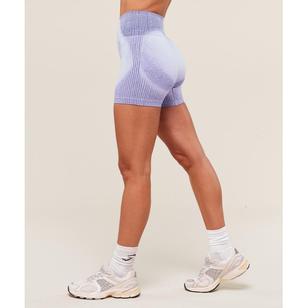 Gymshark Diffuse Seamless Shorts Fresh Lilac Cobalt Purple B3b6f Pb88