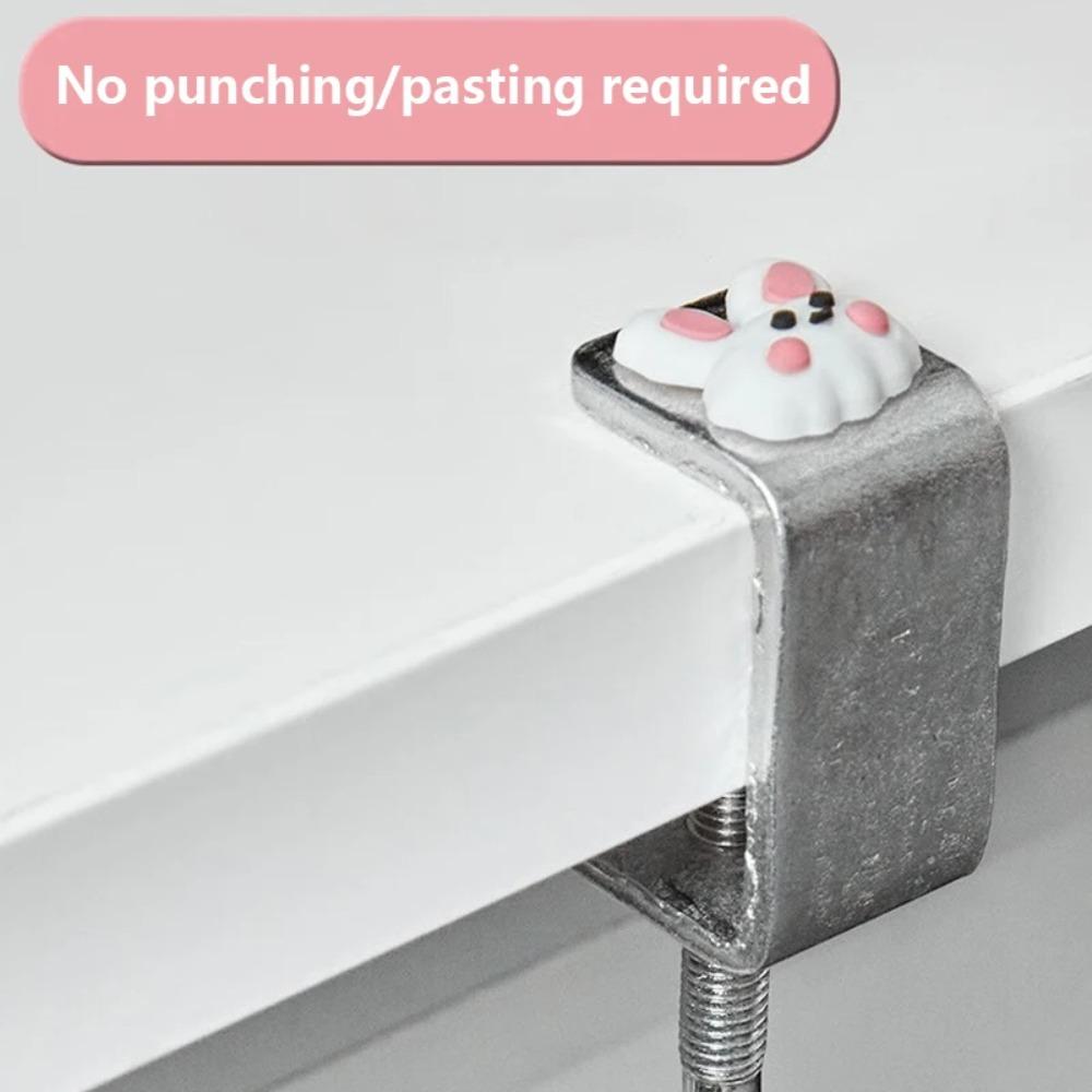 Rotatable Schoolbag Hook Adjustable Backpack Hanger New Table Edge Storage Hook Office