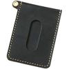 Vertical Pass Case with Eyelet Original Tochigi Leather Made In Japan Genuine Leather Black [PORCO ROSSO] [sokunou]