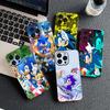 Cover for Samsung Galaxy S24 S25 S23 FE Ultra Plus S7 Edge S25+ S23+ A56 5G Casing Phone Case game S-Sonics Anime HedgehogS