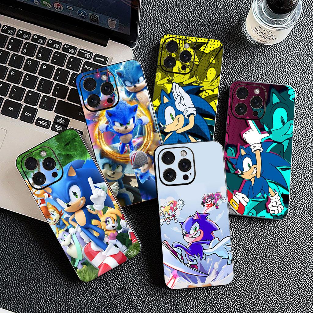 Cover for Samsung Galaxy S24 S25 S23 FE Ultra Plus S7 Edge S25+ S23+ A56 5G Casing Phone Case game S-Sonics Anime HedgehogS