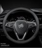 Genuine Leather Steering Wheel Cover for Buick: Regal, LaCrosse, Verano, Envision S, Enclave, Encore, GL6