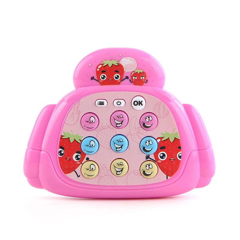 Whack-A-Mole Push Game Console Press Light Pocket Game Console New Quirky Decompression Toy