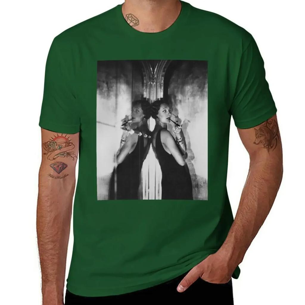 Gertrude Lawrence Black White Photo Tshirt Boys Animal Print Shirts Graphic Tees Blouse Unisexs Graphic Tshirts