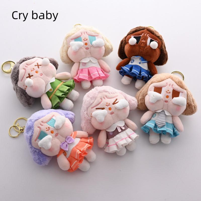 Crybaby Sunset Concert Series Student Themed Soft Plush Toy Keyring With Short Plush Material For Bag Accessories