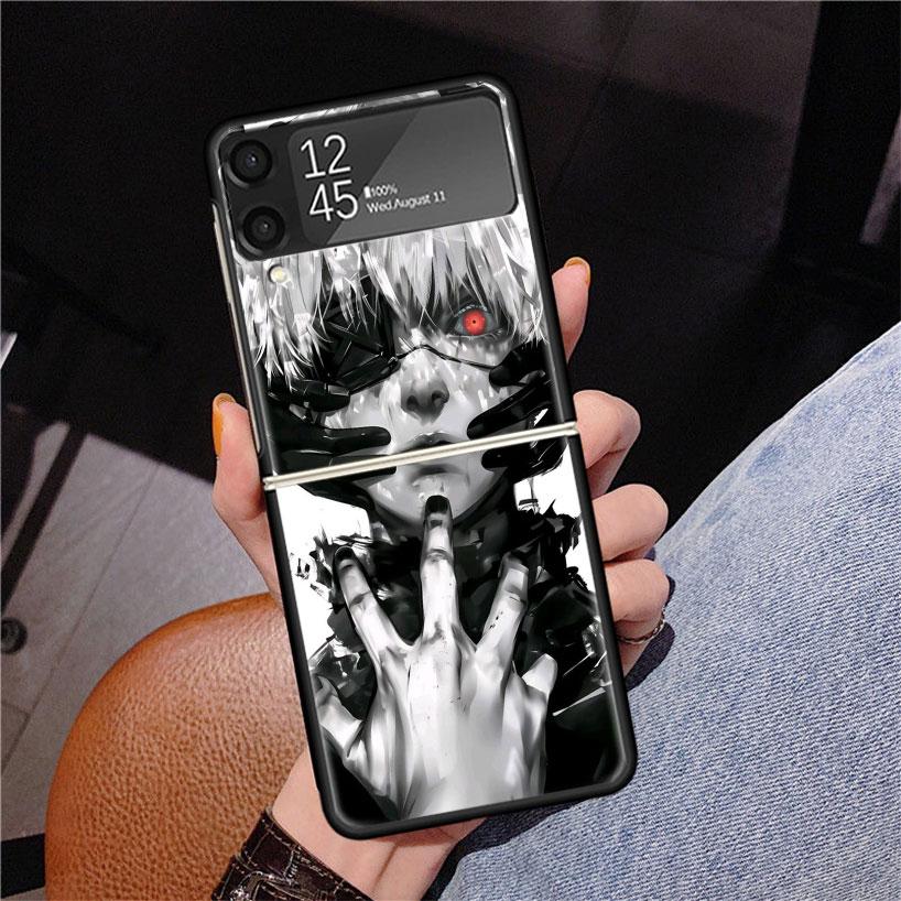 Чехол для телефона G-Ghoul Tokyo Kaneki Ken для Samsung Z Flip 7 6 5 4 3 Galaxy ZFlip7 ZFlip6 ZFlip5 ZFlip4 ZFlip3 5G Печатный чехол