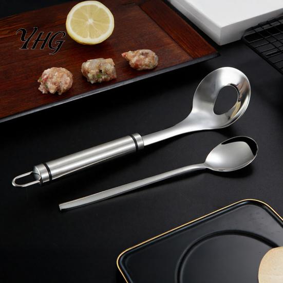 Meatball Maker for Baking 2Pcs 304 Stainless Steel Maker, Non-Stick Scoop Durable Metal Food Homemade Meatballs, Versatile Kitchen Tool Fruit