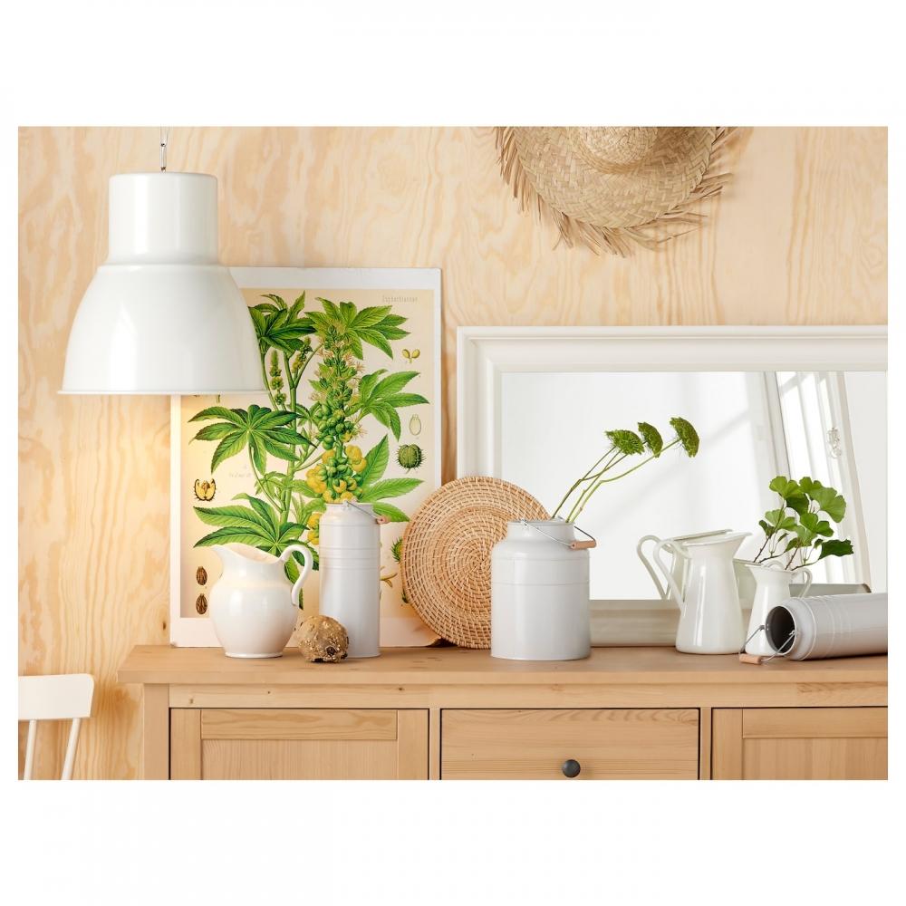 IKEA SOCKER RT ваза-бутылка для воды белый 22 см