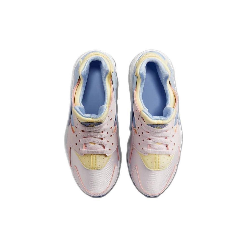 Nike Huarache Run GS Pearl Pink Cobalt Bliss Kids Sneakers Citron-Tint White 654275-609