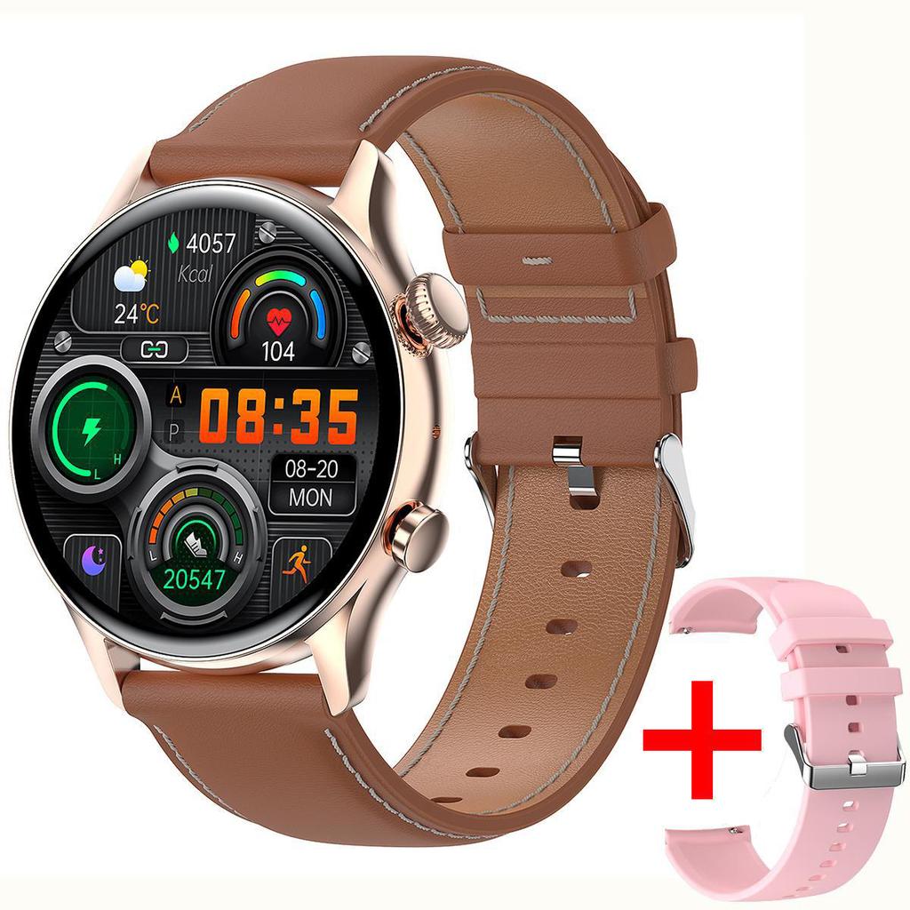 2024 NFC Smartwatch Men AMOLED 390*390 HD Screen Always Display The Time Bluetooth Call IP68 Waterproof Smart Watch