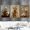 Картина маслом на холсте Цветы Vinatge Wall Art Домашнее украшение Печать на холсте Настенные картины Плакат Fantin-Latour Цветы Французский Без рамки