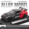 1:32 Alloy Classic Sports Car Model - Sound & Light Pull-Back Toy Car
