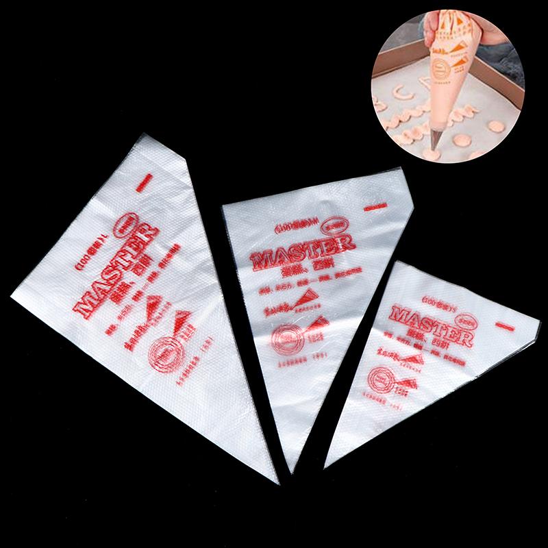 2Bags Disposable Piping Bag Nozzle Fondant Cake Decorating Pastry Icing Nozzles