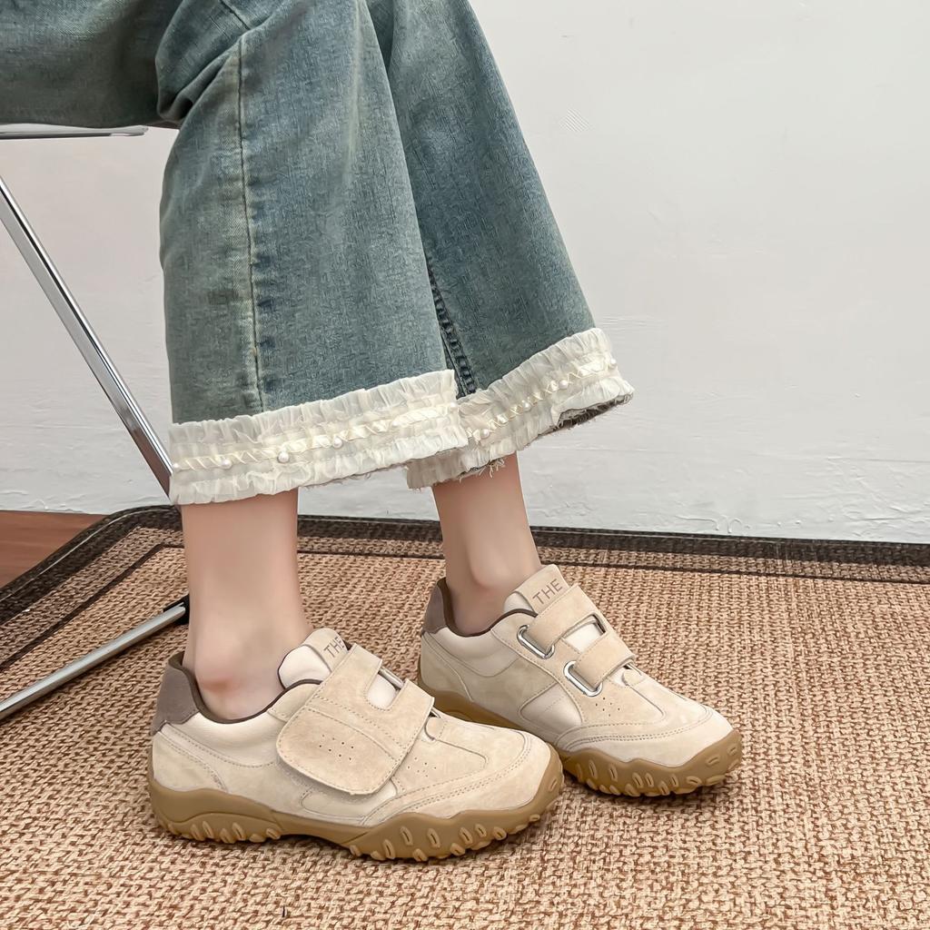 Grape Mother Summer New Big Head Cute Ugly Sneakers 2025 Fashion Korean Version Big Head Retro Dad Shoes Women's Outer Wear