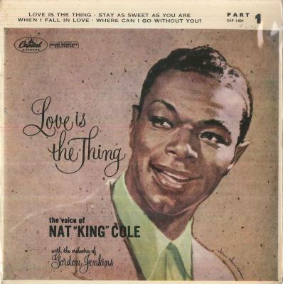 7-дюймовая пластинка НАТ КИНГ КОЛ Love Is The Thing Часть 1 EAP1824 CAPITOL 1958 UK Джаз Б/у
