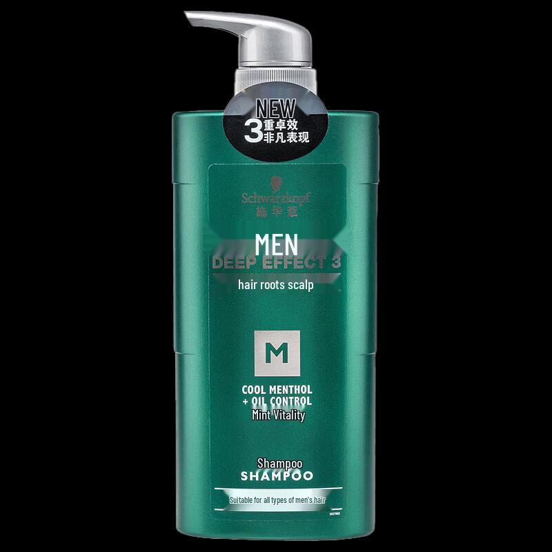 Schwarzkopf Мужской мятный шампунь «Жизненная сила»
