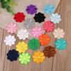 Patch Fashion 5pcs Embroidery Guipure Wedding Motif-Applique Cloth Sticker Decorate Sun Flower